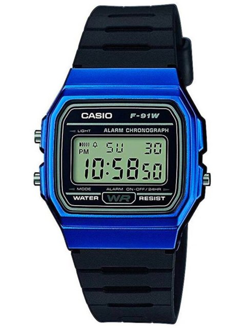 ZEGAREK MĘSKI CASIO F-91WM-2ADF (zd102e) + BOX