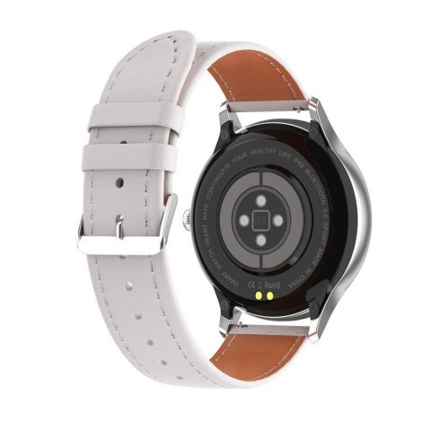 SMARTWATCH DAMSKI PACIFIC 18-2 - BRANSOLETA + PASEK: Rosegold / Biały (sy015b)