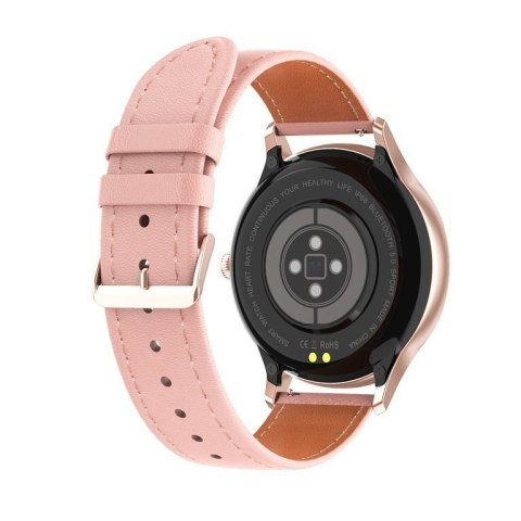 SMARTWATCH DAMSKI PACIFIC 18-6 - DWA PASKI: Różowy / Biały (sy015f)