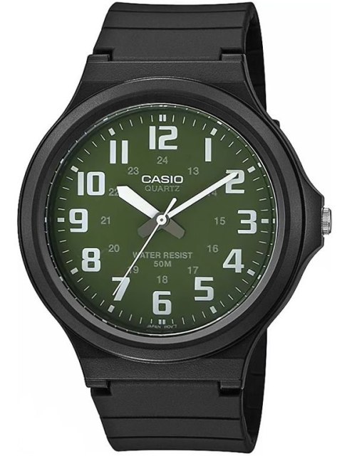 ZEGAREK MĘSKI CASIO MW-240-3B (zd166e) - KLASYKA + BOX