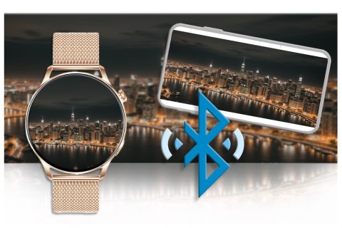 SMARTWATCH DAMSKI Rubicon RNCE81 - WYKONYWANIE POŁĄCZEŃ, PULSOKSYMETR (sr045b)