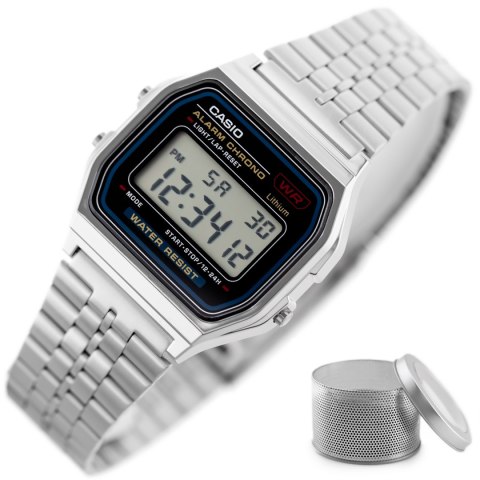 ZEGAREK MĘSKI CASIO A159W-N1DF - KLASYKA (zd168a) + BOX