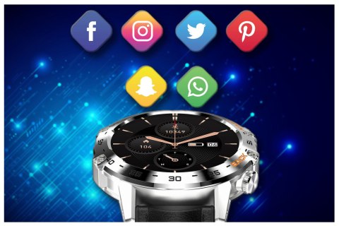 SMARTWATCH MĘSKI GRAVITY GT9-6 - WYKONYWANIE POŁĄCZEŃ, CIŚNIENIOMIERZ (sg021f)