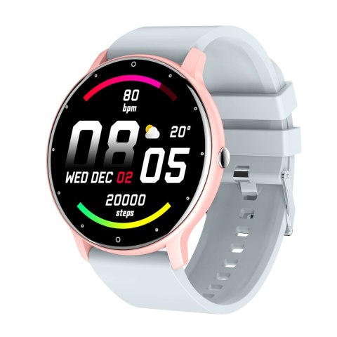 SMARTWATCH UNISEX GRAVITY GT1-8 - PULSOMETR, WŁASNE TARCZE (sg015h)