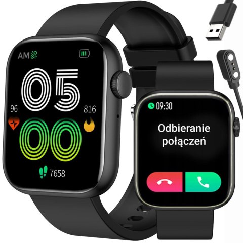 SMARTWATCH UNISEX GRAVITY GT3-3 - ROZMOWY BLUETOOTH, WŁASNE TARCZE (sg022c)