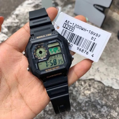 ZEGAREK MĘSKI CASIO Sports AE-1200WH-1B + BOX (zd146c)