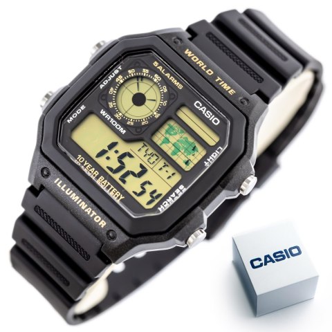 ZEGAREK MĘSKI CASIO Sports AE-1200WH-1B + BOX (zd146c)