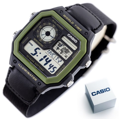 ZEGAREK MĘSKI CASIO Sports AE-1200WHB-1B + BOX (zd146d)