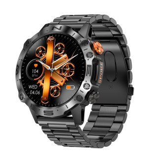 SMARTWATCH MĘSKI GRAVITY GT20-1 - AMOLED, DODATKOWY PASEK (sg024a)