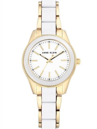 ZEGAREK DAMSKI Anne Klein Gold-Tone AK-3212WTGB + BOX