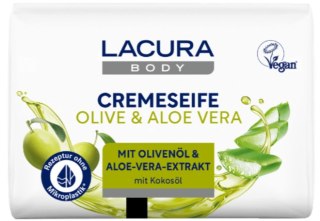 Lacura Olivenöl & Aloe-Vera-Extrakt Mydło w Kostce 150 g