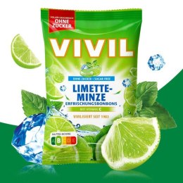 Vivil Limette Mint Cukierki bez Cukru 120 g