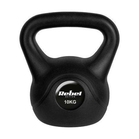 Kettlebell bitumiczny 10 kg REBEL ACTIVE