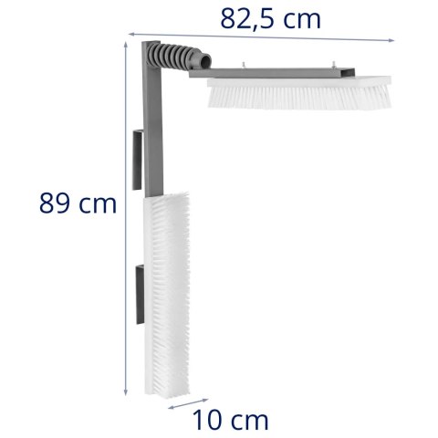 Czochradło szczotka dla krów bydła 2 głowice 50 x 10 cm