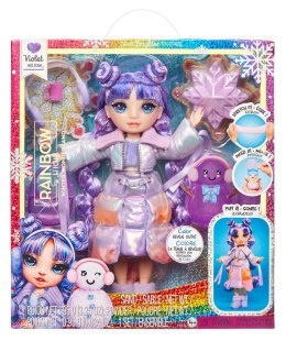 120865-EUC Rainbow High Winter Wonderland Doll- Violet (Purple)