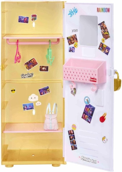 121015-EUC Rainbow High Locker and Doll Playset