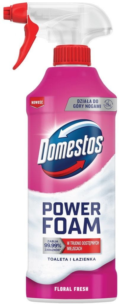 Domestos Power Foam Piana Do Mycia Toalety i Łazienki Floral Fresh 435ml