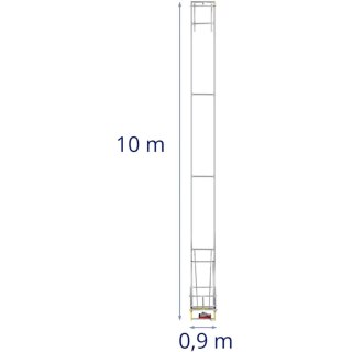 Winda wciągarka dekarska budowlana z pilotem 10 m do 300 kg 1500 W