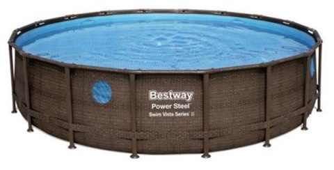 Basen Stelażowy BESTWAY Power Steel Swim VISTA 549 x 122 cm