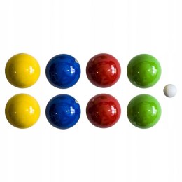 Drewniane Kule do Gry 8 szt. - Boule, Bule, Petanque LONDERO 100 mm w Walizce