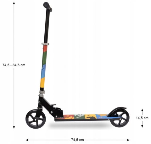 Hulajnoga HARRY POTTER dla Dzieci Składana Koła 145 mm do 100 kg D'arpeje