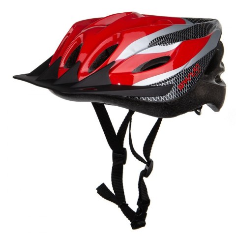 Kask Kolarski Rowerowy Spartan S Czerwony