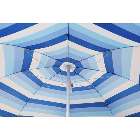 Parasol Plażowy Balkonowy w Paski Regulowany Łamany Solidny ENERO 180 cm