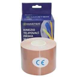 Taśma Kinezjologiczna MASTER 5 cm x 5 m Brązowa