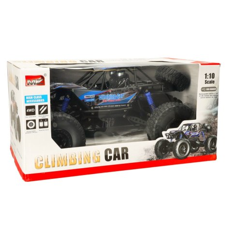 Samochód zdalnie sterowany na pilota RC Crawler Climbing Car 1:10 4WD 48cm niebieski