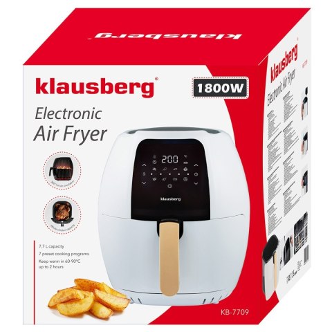 FRYTOWNICA BEZTŁUSZCZOWA 1800W 7,7L KLAUSBERG KB-7709