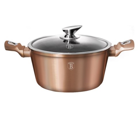 GARNEK GRANITOWY 24cm BERLINGER HAUS ROSE GOLD BH-1515