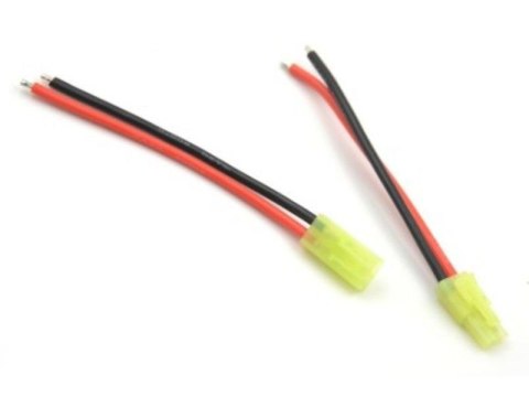 Gniazdo Typu Mini Tamiya z przewodem - Żeński 100mm - (female) 16 AWG