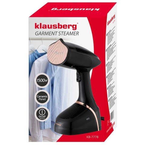 PAROWNICA DO PIONOWEGO PRASOWANIA UBRAŃ 1500W KLAUSBERG KB-7778