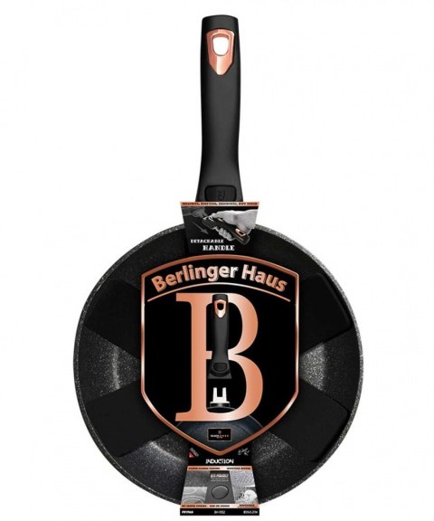 PATELNIA GRANITOWA 28cm BERLINGER HAUS BLACK ROSE BH-1952 PATELNIA GRANITOWA 28cm BERLINGER HAUS BLACK ROSE BH-1952