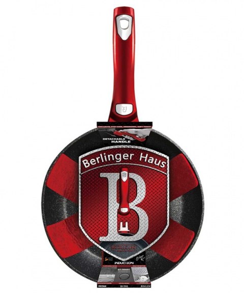 PATELNIA GRANITOWA 28cm BERLINGER HAUS BURGUNDY BH-1946 PATELNIA GRANITOWA 28cm BERLINGER HAUS BURGUNDY BH-1946