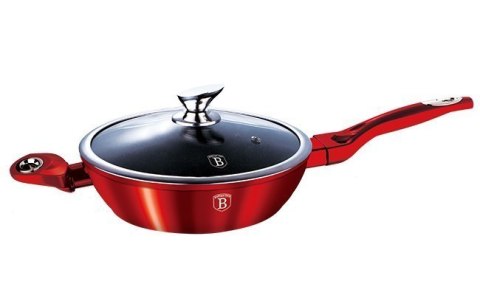 PATELNIA GRANITOWA 28cm BERLINGER HAUS RED METALLIC LINE BH-1260 PATELNIA GRANITOWA 28cm BERLINGER HAUS RED METALLIC LINE BH-1260