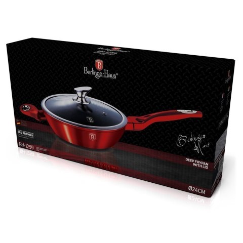 PATELNIA GRANITOWA 32cm BERLINGER HAUS RED METALLIC LINE BH-1261 PATELNIA GRANITOWA 32cm BERLINGER HAUS RED METALLIC LINE BH-1261