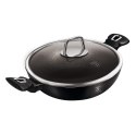 WOK GRANITOWY 30cm BERLINGER HAUS BH-7113 BLACK SILVER