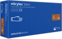 Rękawice Nitrylowe 100 sztuk / Niebieskie / Nitrylex Basic Dark Blue (L 8-9)