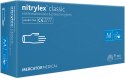 Rękawice Nitrylowe 100 sztuk / Niebieskie / Nitrylex Classic Blue (L 8-9)