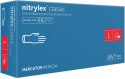 Rękawice Nitrylowe 100 sztuk / Niebieskie / Nitrylex Classic Blue (XL 9-10)