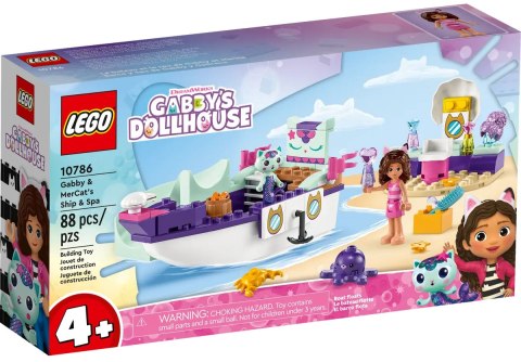 10786 - LEGO Koci domek Gabi - Statek i spa Gabi i Syrenkotki