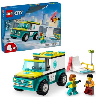 60403 - LEGO City - Karetka i snowboardzista