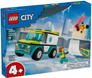 60403 - LEGO City - Karetka i snowboardzista