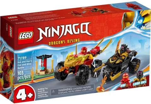 71789 - LEGO Ninjago - Bitwa samochodowo-motocyklowa między Kaiem a Rasem