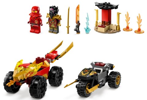 71789 - LEGO Ninjago - Bitwa samochodowo-motocyklowa między Kaiem a Rasem