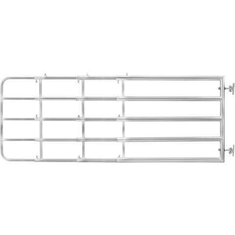 Brama furtka pastwiskowa do zagrody regulowana 150 - 400 cm