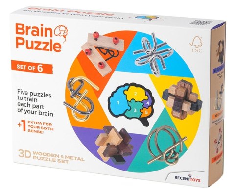 Brain Puzzle 6 łamigłówek