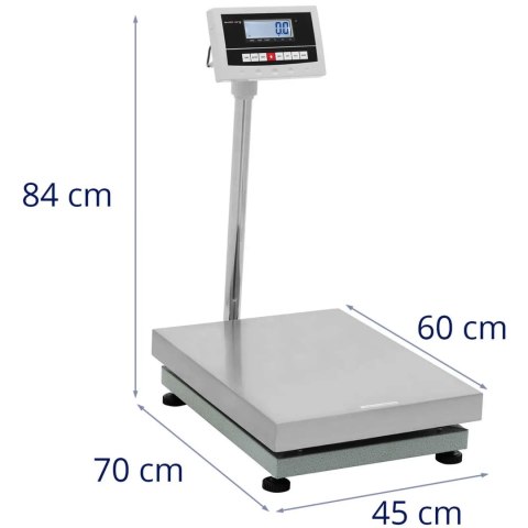 Waga platformowa magazynowa 45 x 60 cm 300 kg / 0.01 kg