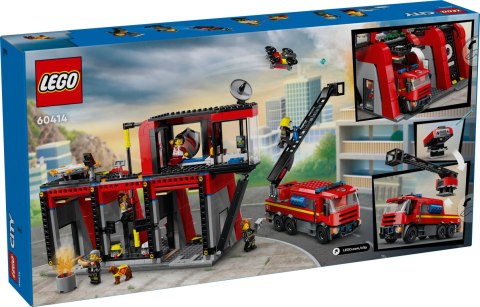 LEGO® City - Remiza strażacka z wozem strażackim